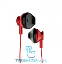 HI-FI EARPHONES METAL SOUNDPLUS RM3 - RED